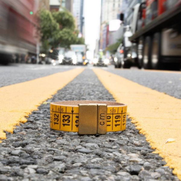 bracciale in pelle Classic Yellow Il Centimetro
